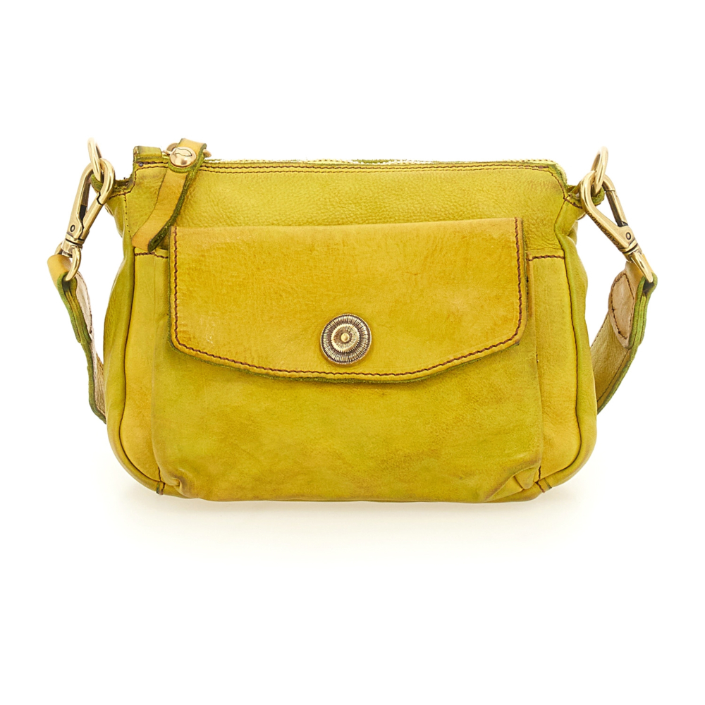 Crossbody Bag Ossidiana Yellow | Campomaggi
