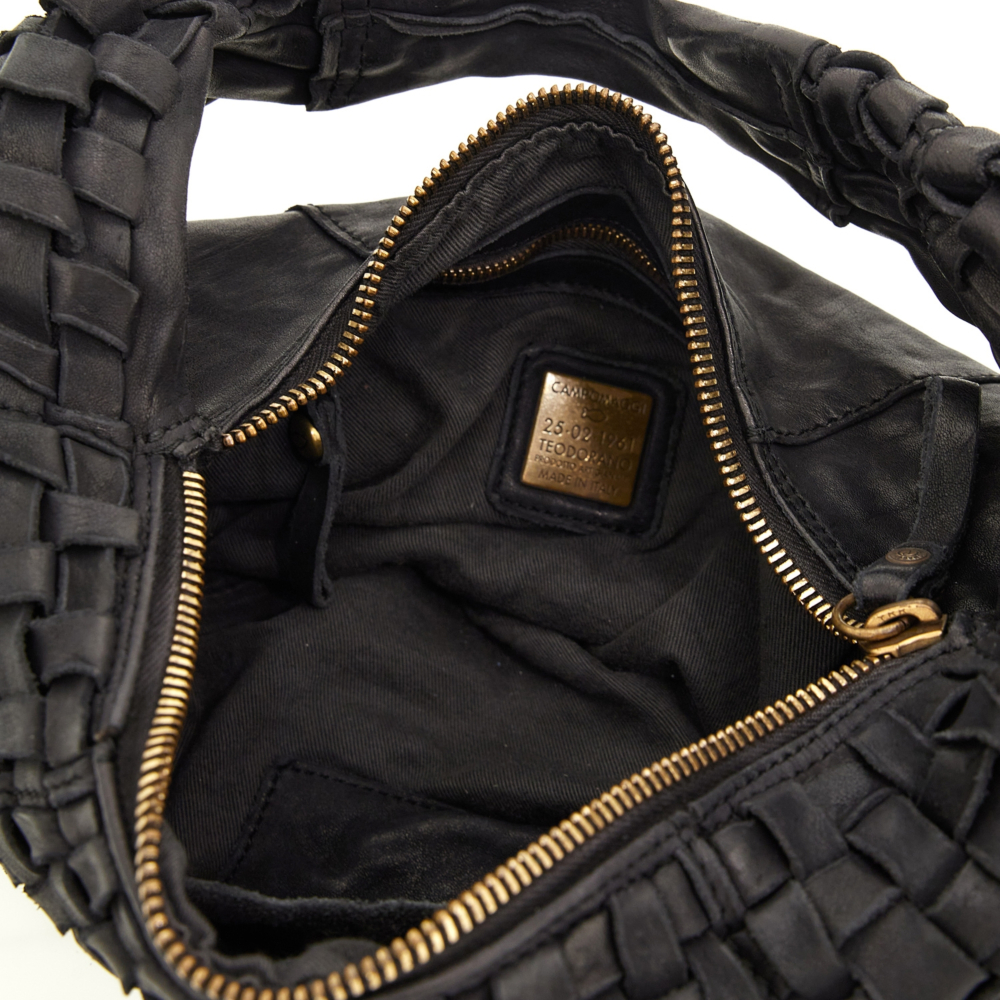 Shoulder Bag Edera Black | Campomaggi