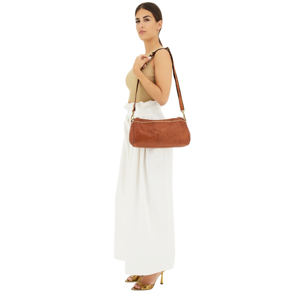 Crossbody Bag Kura Cognac | Campomaggi