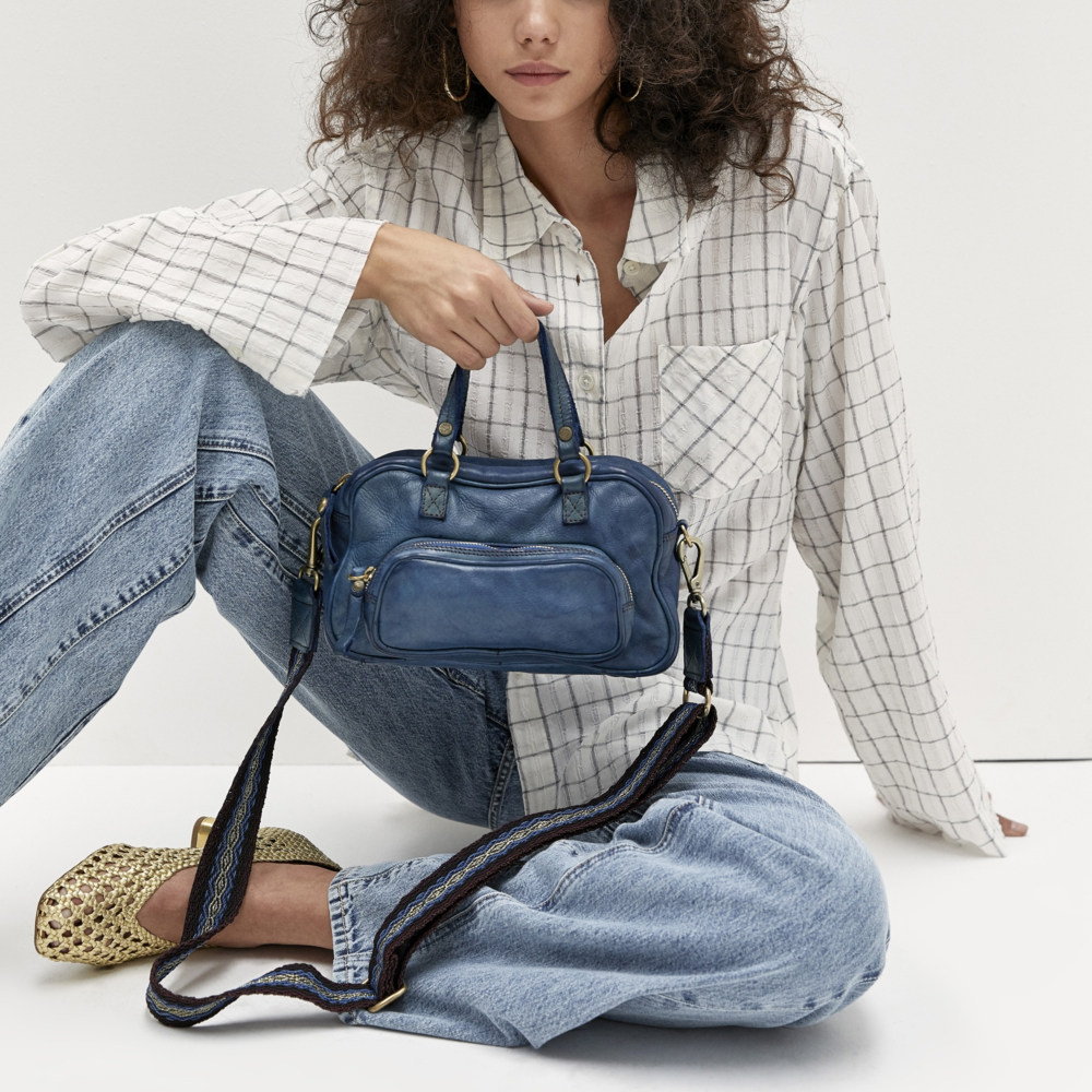 Boston Bags Larice Blue | Campomaggi