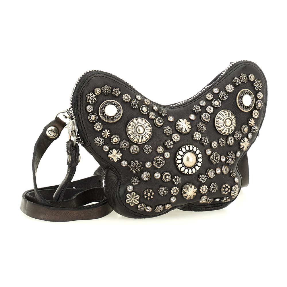 Crossbody Bag Diamante Grey | Campomaggi