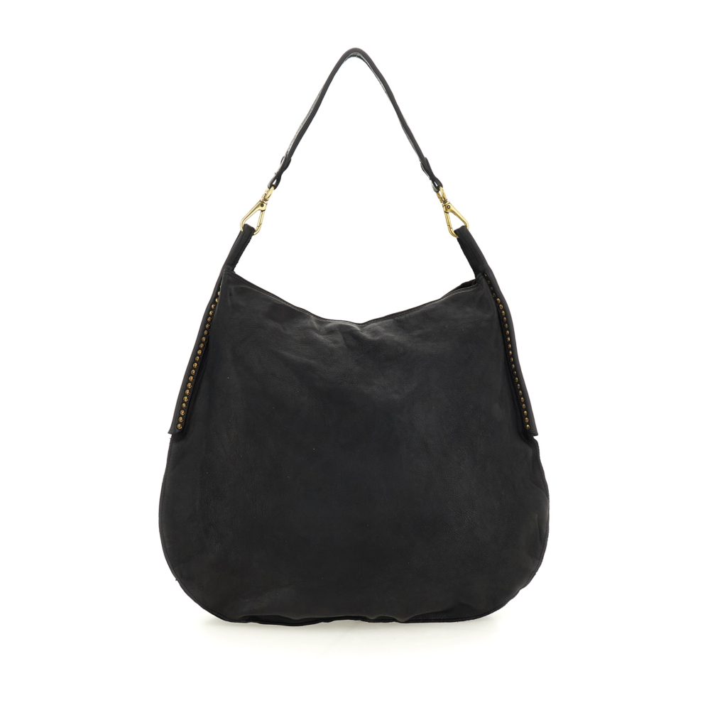 Shoulder Bag Kura Black | Campomaggi