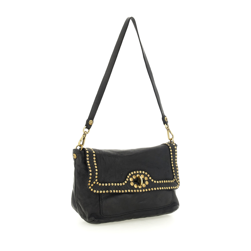 Crossbody Bag Kura Black | Campomaggi