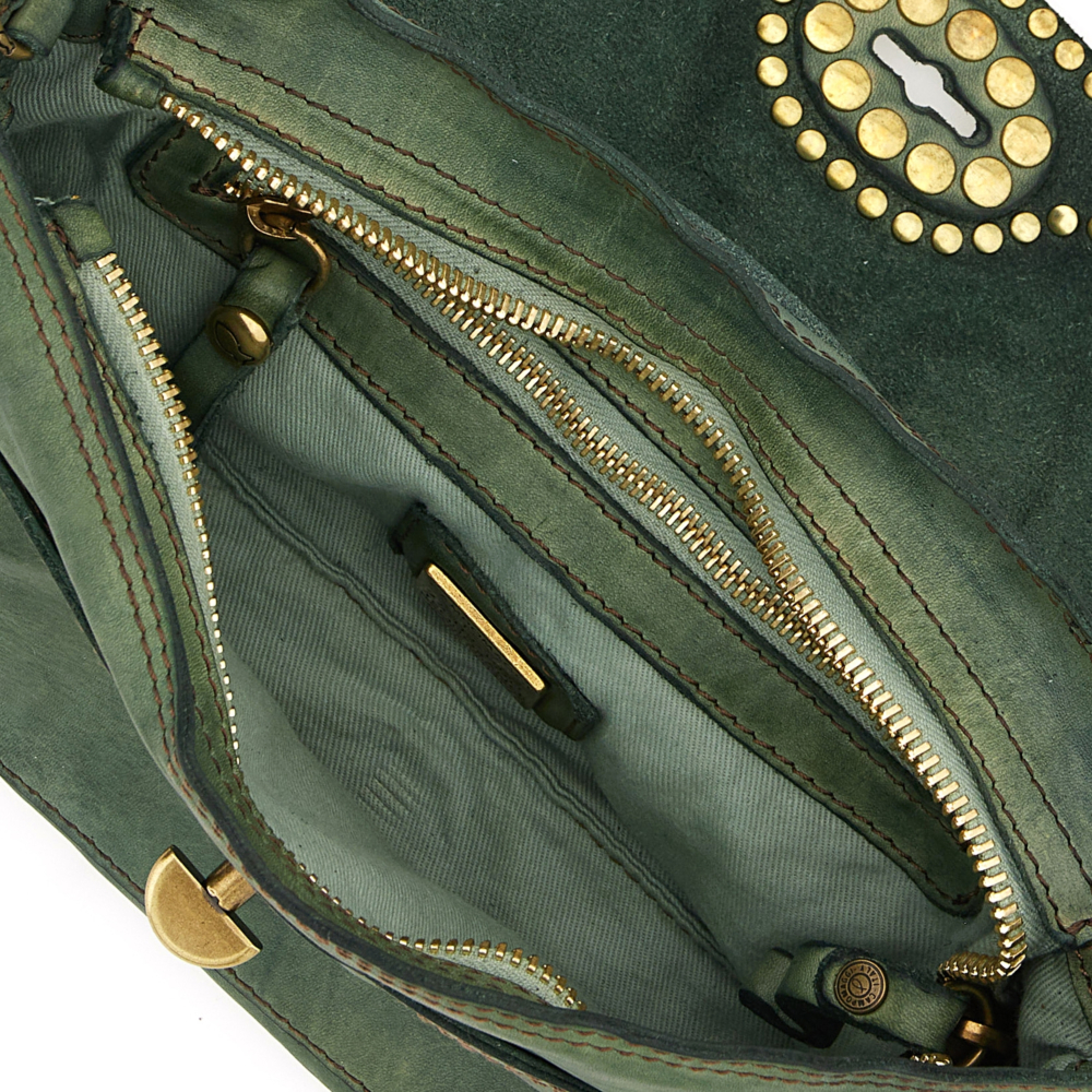 Crossbody Bag Kura Blue | Campomaggi