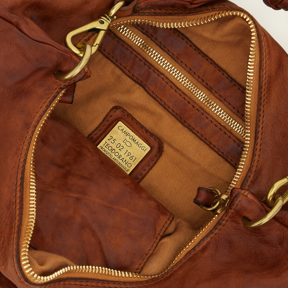 Shoulder Bag Luna Cognac | Campomaggi