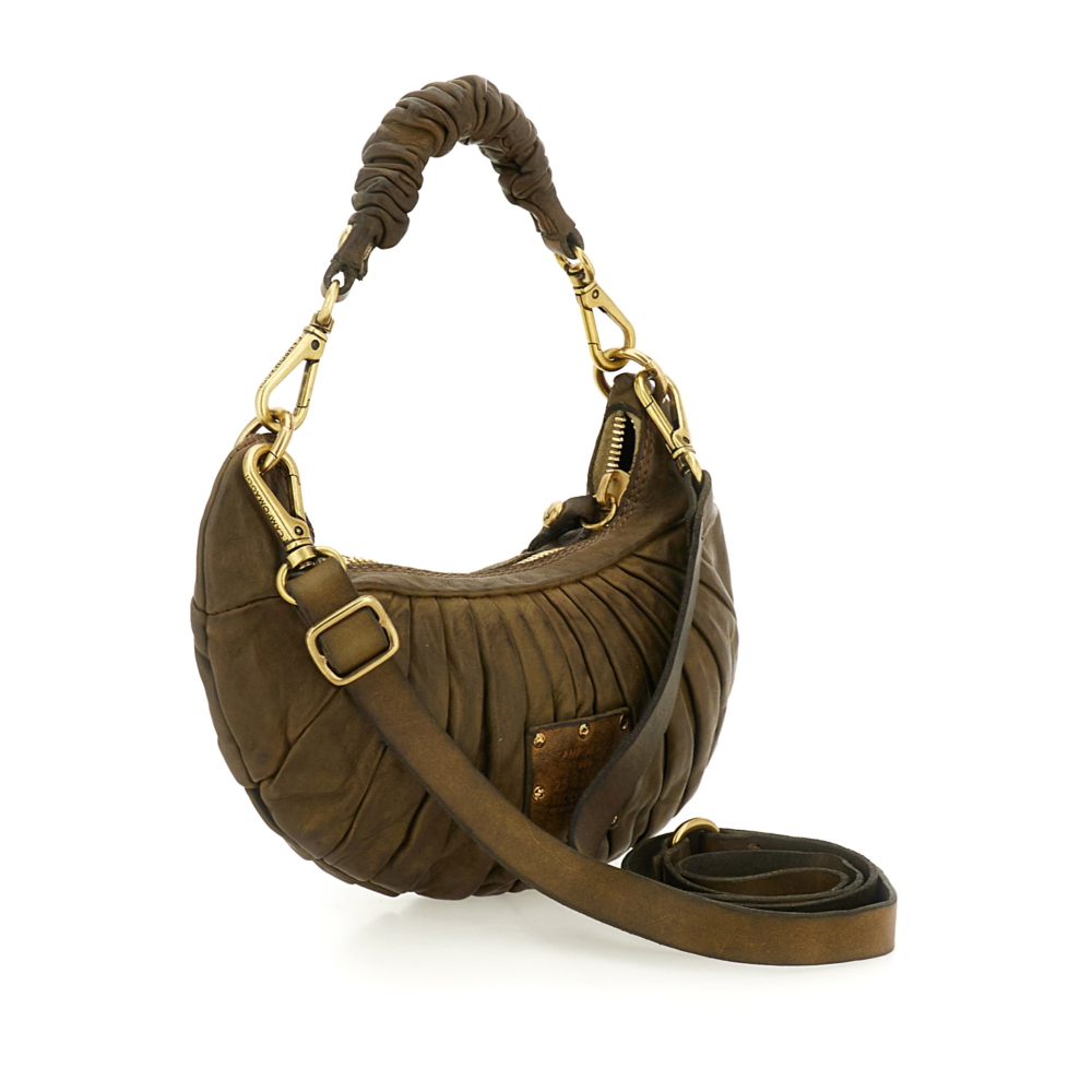 Shoulder Bag Luna Green | Campomaggi