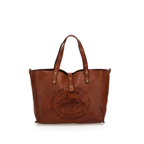 Borsa Shopping Teodorano Grigio | Campomaggi