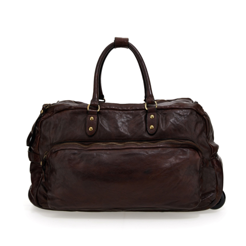 Men's Leather Travel Bag - 2024 Collection