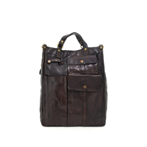 イタリア「カンポマッジ」ビジネス本革バッグが Men's Leather Work Bag- 2024 Collection
