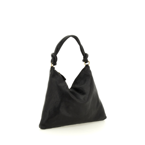 Shoulder Bag Ebano Black | Campomaggi