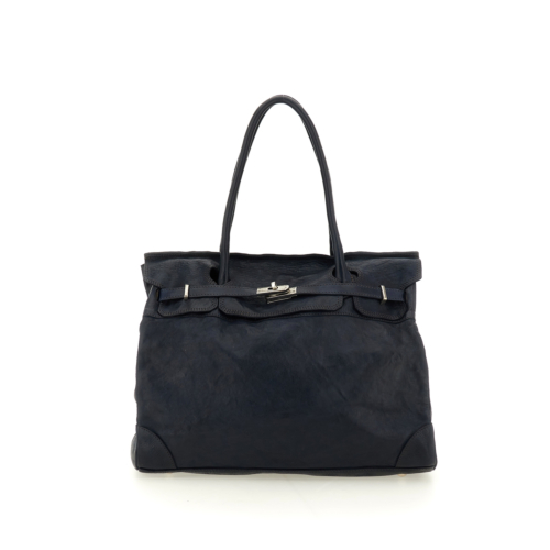 Sac Cabas Campomaggi En Daim Suède - Occasion - Tote Bag Femme Vintage