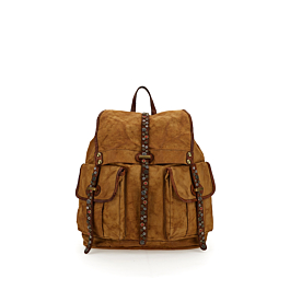 Campomaggi Canvas Backpack Campomaggi Grey Canvas Backpack | Jules B main image 3