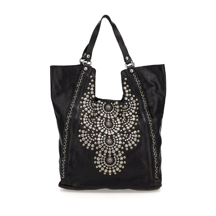 【新品】国内未発売 campomaggi bag kapital Shopping Bag/Shopper Camelia Black | Campomaggi