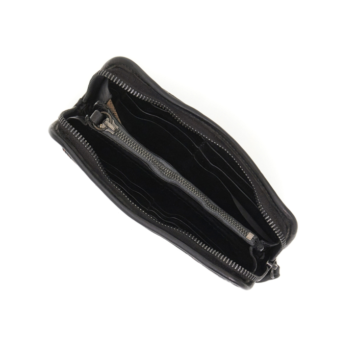 関税込み★CAMPOMAGGI★SURFINIA レザー ウォレット Wallet Surfinia Black | Campomaggi