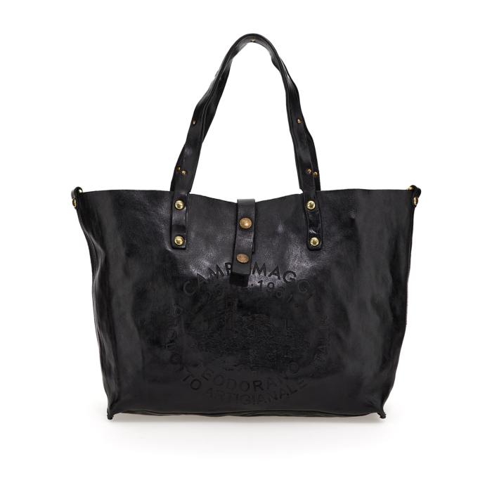 Shopping Bag/Shopper Teodorano Black | Campomaggi