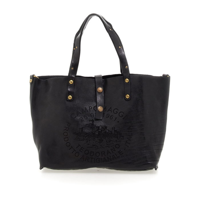 Shopping Bag/Shopper Teodorano Black | Campomaggi