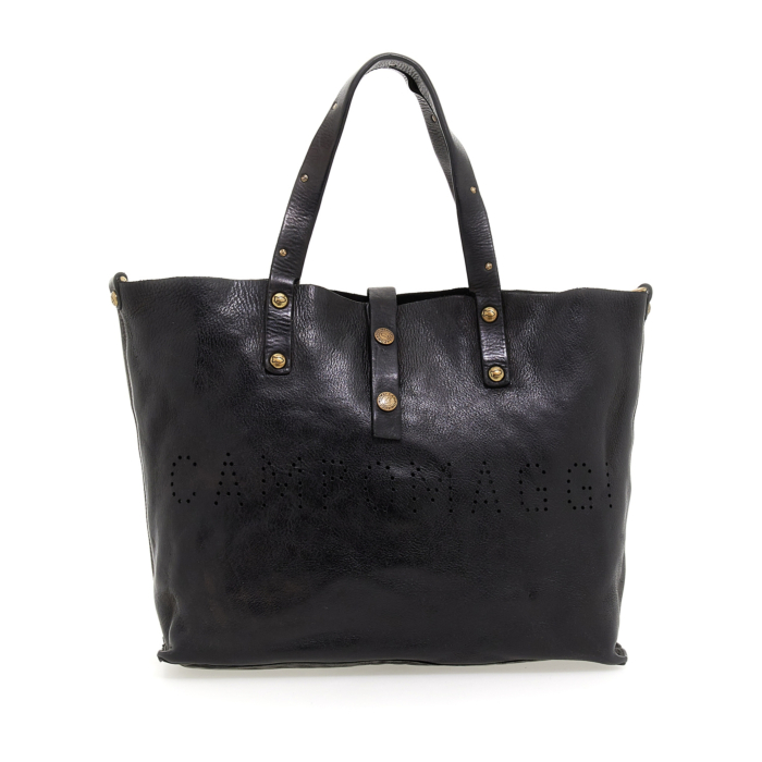 Campomaggi Shopper Campomaggi Tasche Schwarz Shopping Bag/Shopper Helena  Black Campomaggi