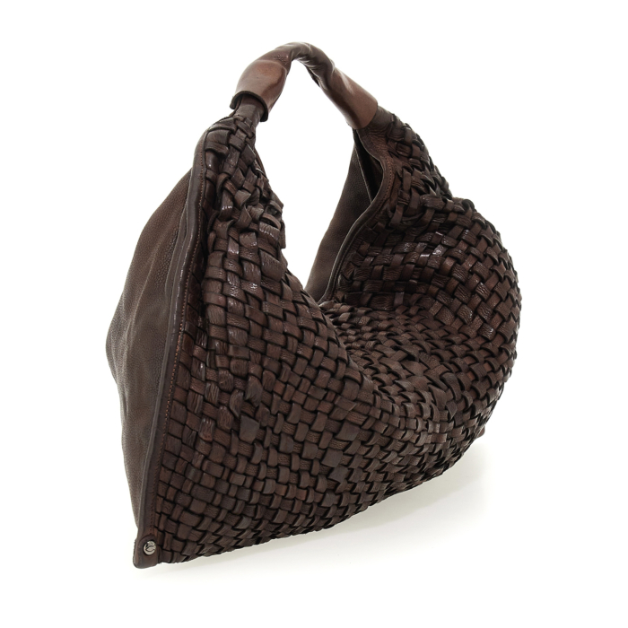 Borsa Monospalla Edera Marrone | Campomaggi