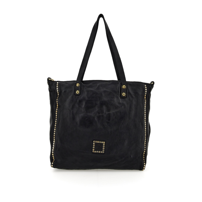 Campomaggi shopper schwarz clearance