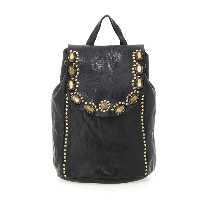 black leather backpack with gold studs Valentino Rockstud GHW With its petite sizing Amazon.com | B BRENTANO Vegan