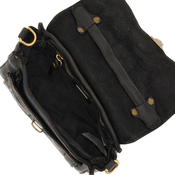 Crossbody Bag Aurora Black | Campomaggi
