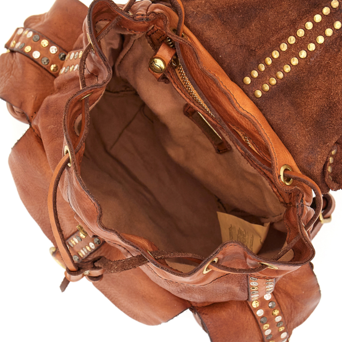 Campomaggi Rucksack Leder Nieten Campomaggi Rucksack Mit