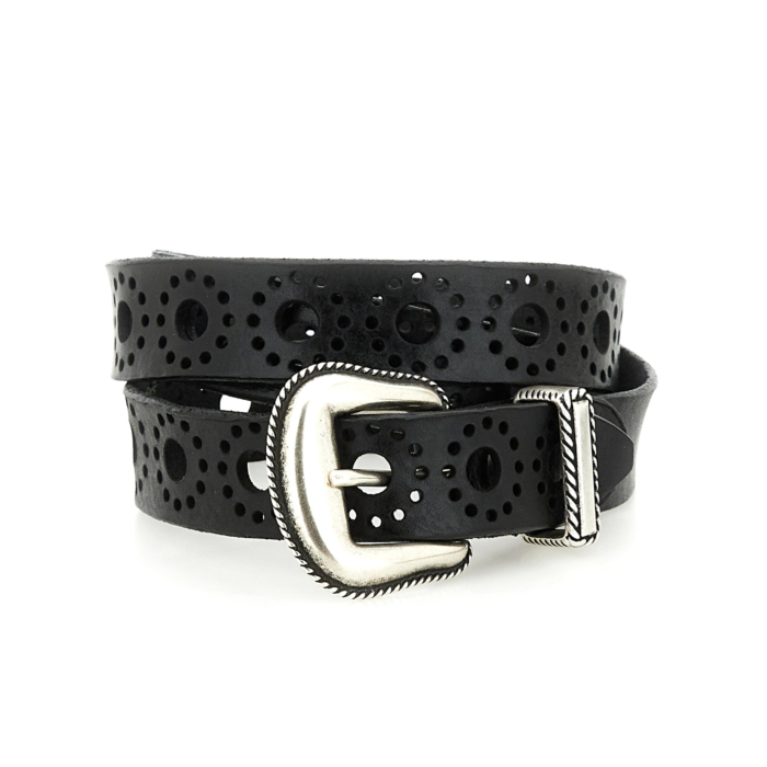 Campomaggi Leather Belt in Black Belts Cintura Black | Campomaggi main image 2