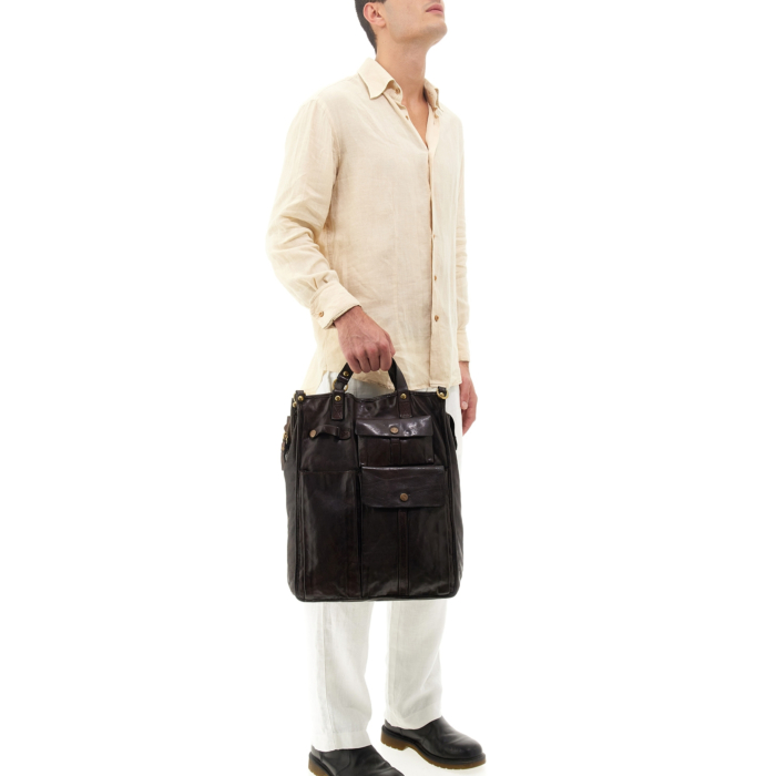 Shopping Bag/Shopper Tokio Brown | Campomaggi