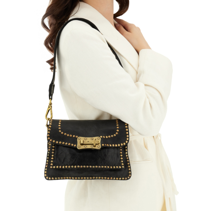 Crossbody Bag Agnese Black | Campomaggi