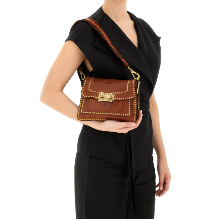 Crossbody Bag Agnese Cognac | Campomaggi