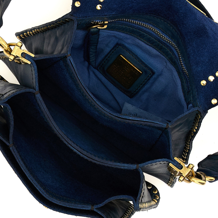 Crossbody Bag Agnese Blue | Campomaggi