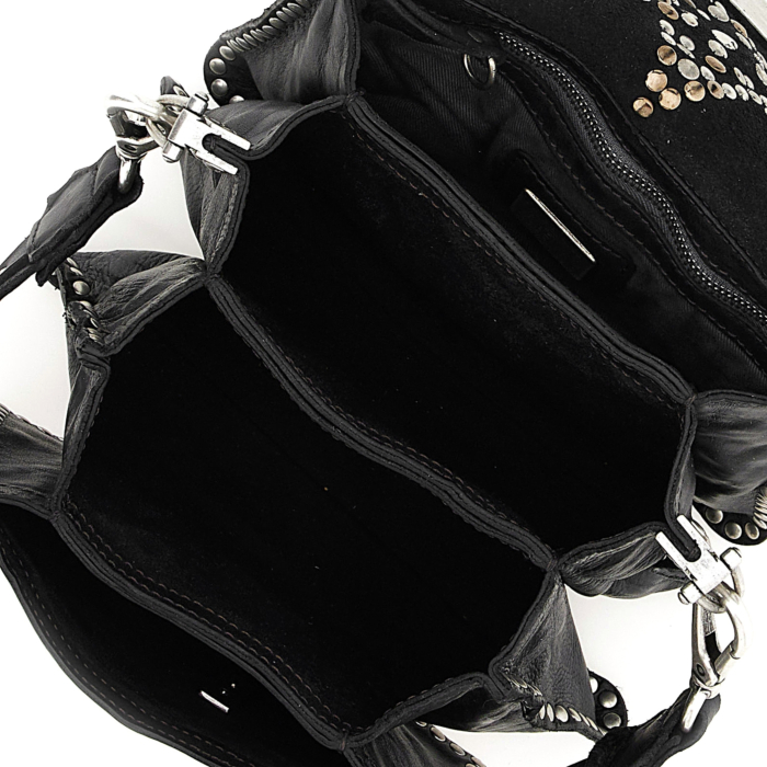 Borsa a Tracolla Agnese Stella Nero | Campomaggi