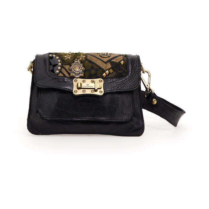 ま*い様 CAMPOMAGGI ブラック ハンドバッグ Crossbody Bag Kura Black | Campomaggi