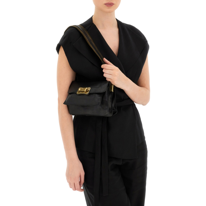 Crossbody Bag Agnese Black | Campomaggi