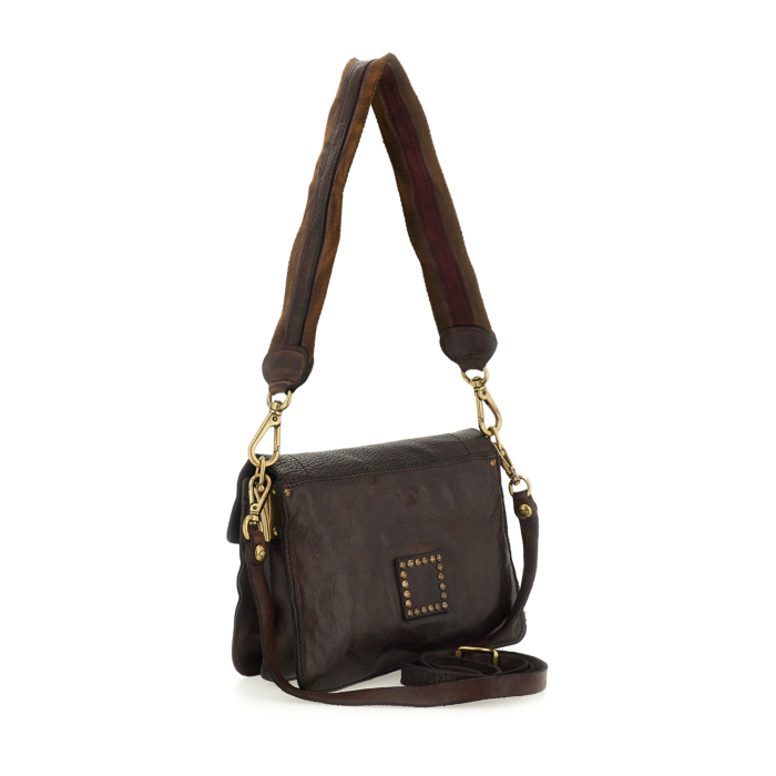 ACY×BROWN BAG SHOULDER MINI CAMOKAMO WBANGIAO Women's Brown Crescent Shoulder Bag. Classic