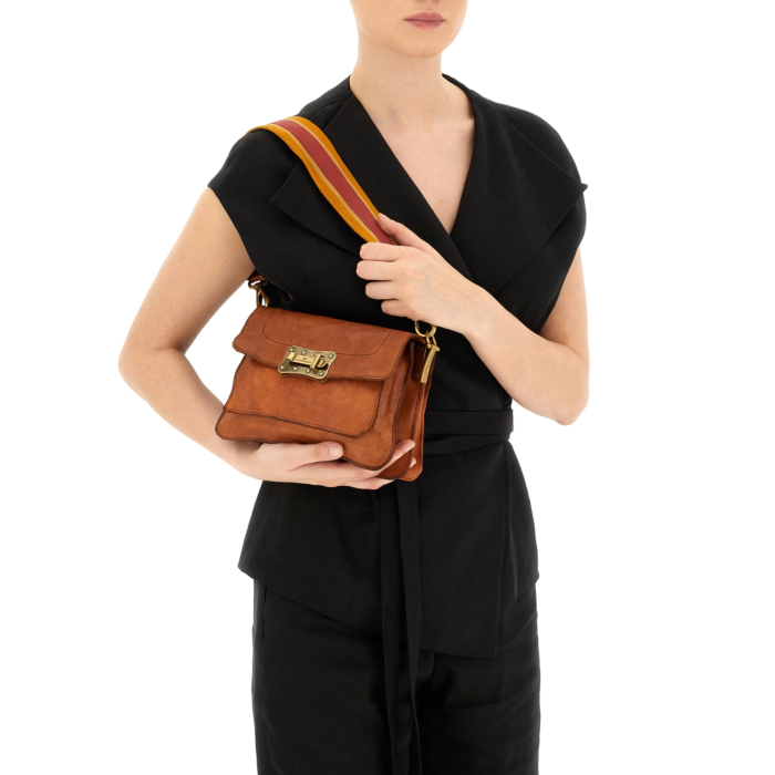 Crossbody Bag Agnese Cognac | Campomaggi