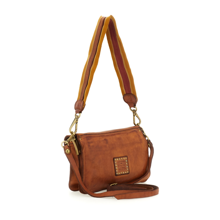 ガンジー様 Crossbody Bag Agnese Cognac | Campomaggi