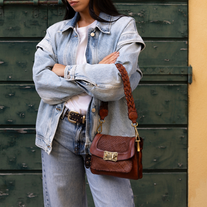 Crossbody Bag Agnese Cognac | Campomaggi