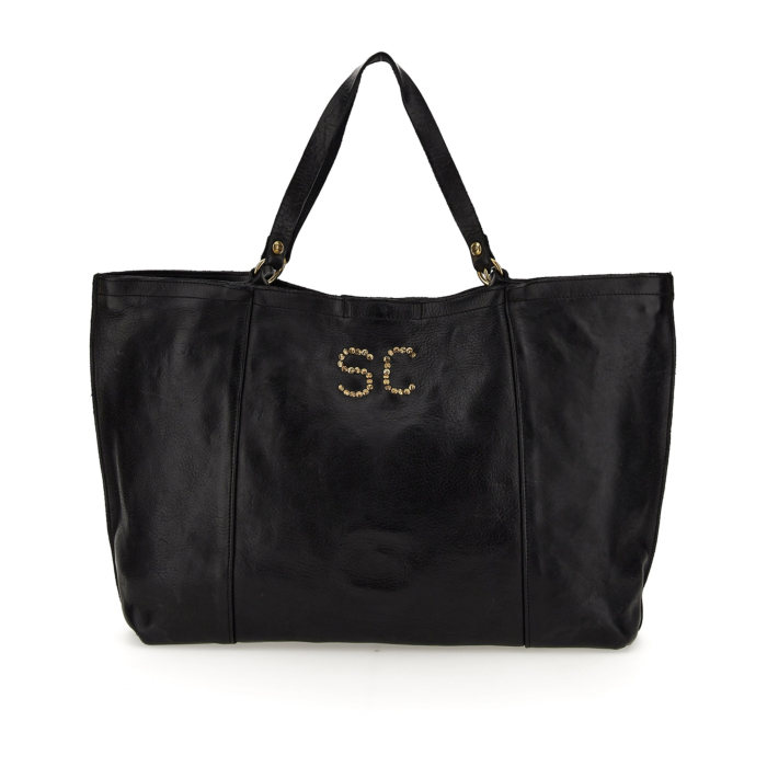 Shopping Bag/Shopper Customize your Campomaggi Black
