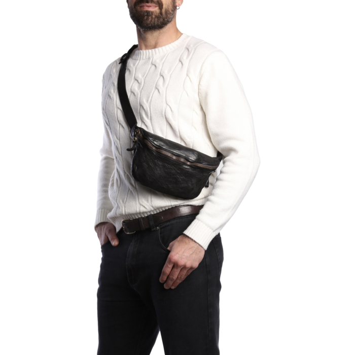Belt Bag Santarcangelo Black | Campomaggi