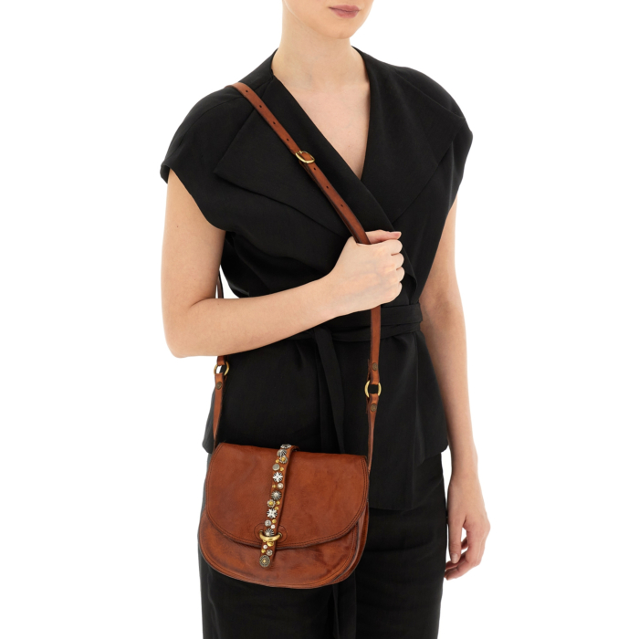 Crossbody Bag Cefalù Cognac | Campomaggi
