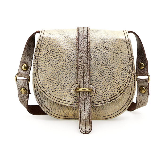Crossbody Bag Vegas Silver Campomaggi