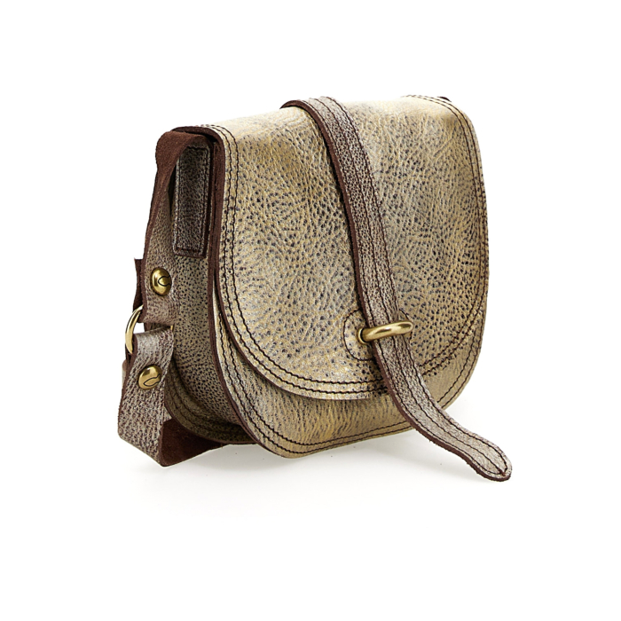 Crossbody Bag Vegas Silver Campomaggi