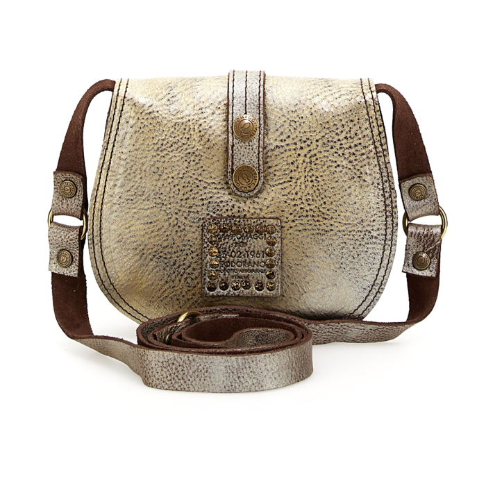 Crossbody Bag Vegas Silver Campomaggi