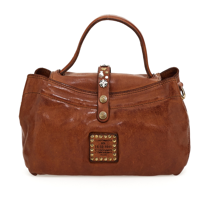 Borsa Shopping Cefalù Cognac Campomaggi