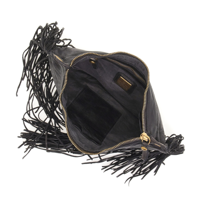 Shoulder Bag Cala Luna Black | Campomaggi