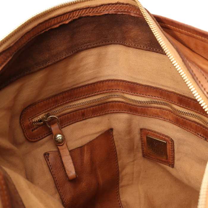 Shoulder Bag Edera Cognac | Campomaggi