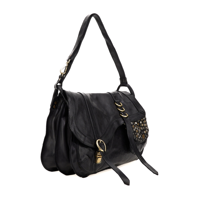 Shoulder Bag Arya Black | Campomaggi