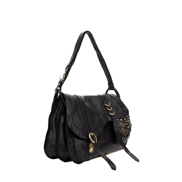 Shoulder Bag Arya Black | Campomaggi