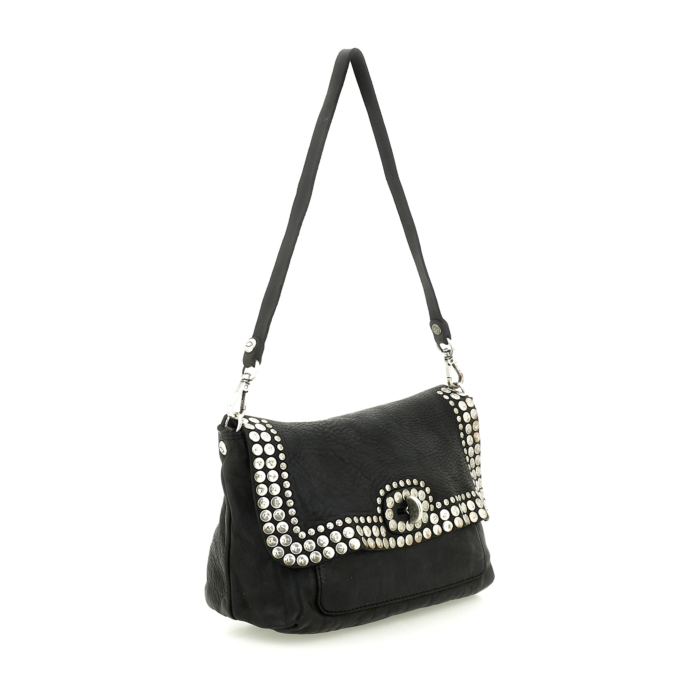 Crossbody Bag Orchidea Black | Campomaggi